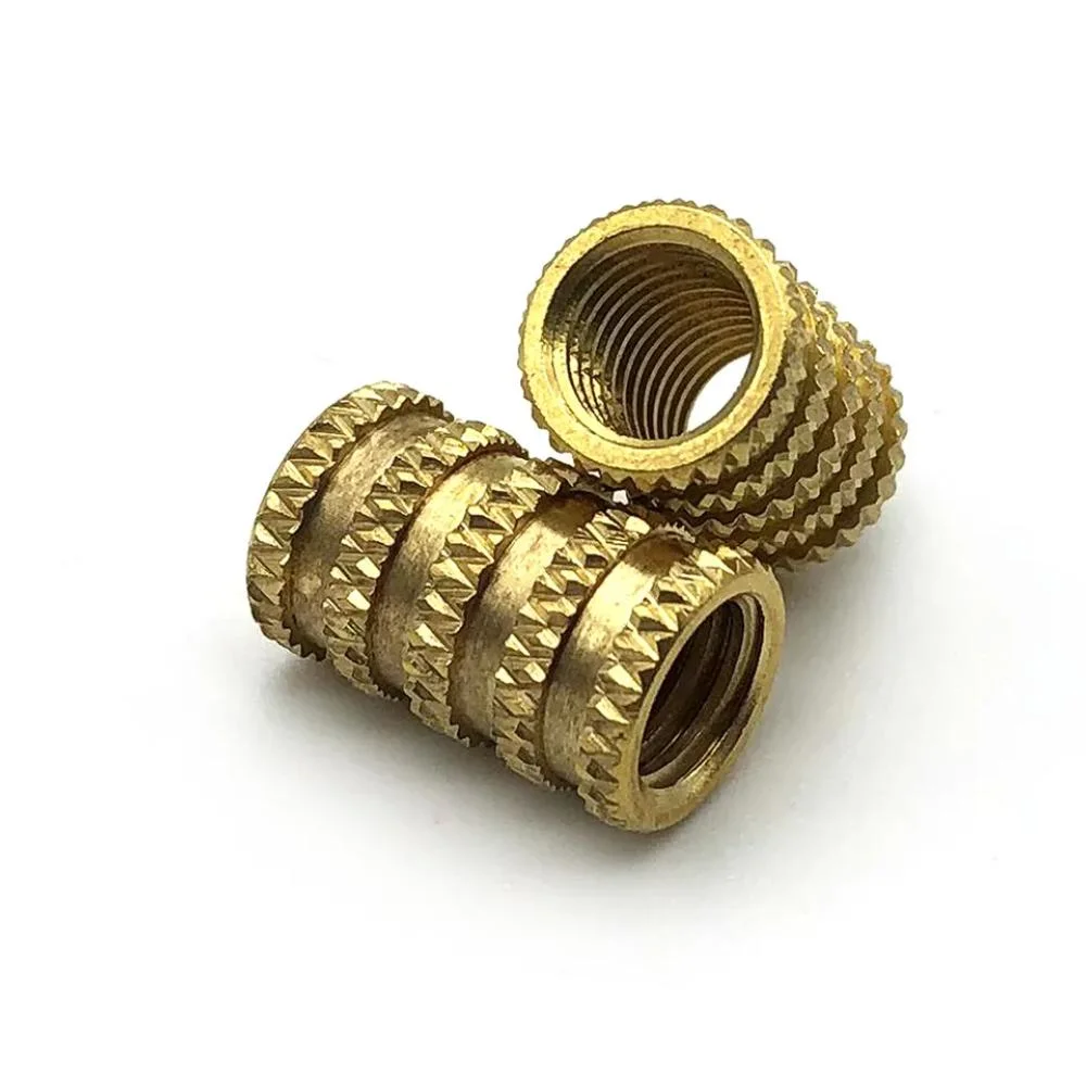 High Quality Automotive Knurled Nut M10 M2 Brass Insert Knurled Nut