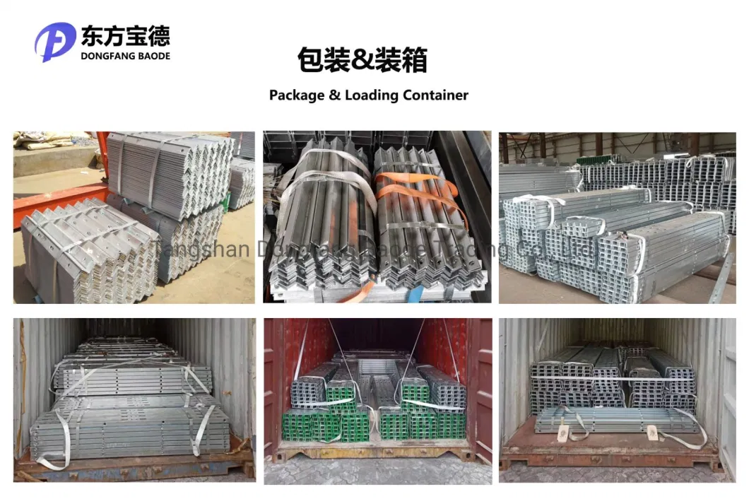 220kv Electric Power Line Hardware Hot DIP Galvanized Angle Steel T-off Terminal Intermediate Pilot X-Arm H-Pole Heavy Section Single Struts Cross Arm